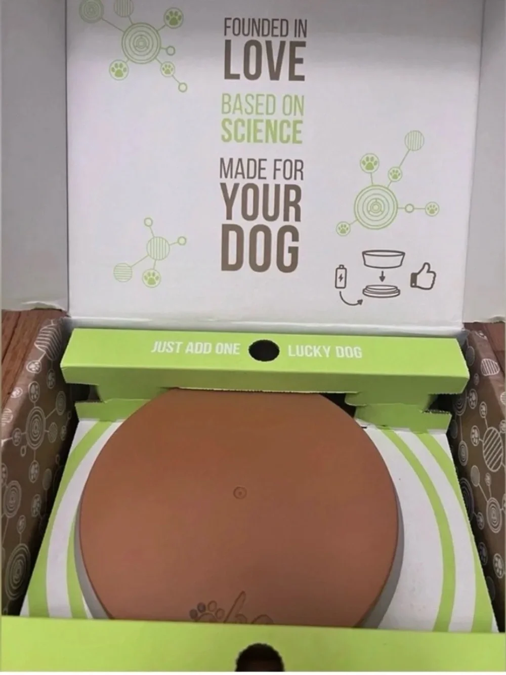 Obe ProBowl Smart dogs or cats bowl in white color NWT NIB